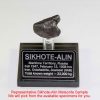 Sikhote-Alin Meteorite Display – Dark Grey Acrylic 18-20 grams