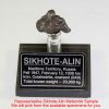 Sikhote-Alin Meteorite Display – Dark Grey Acrylic 9-11 grams