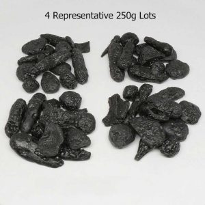 Thailand Splashform Tektite Assortments in 250 gram lots