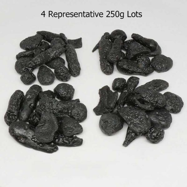 Thailand Splashform Tektite Assortments in 250 gram lots