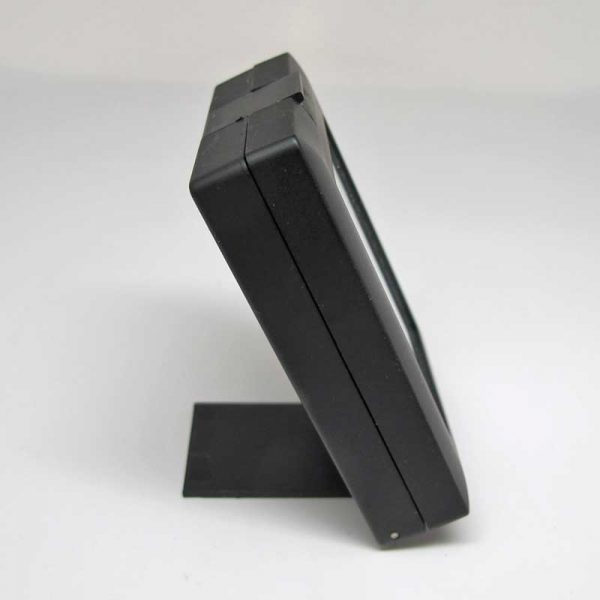 Glass Top Black Plastic Display Box