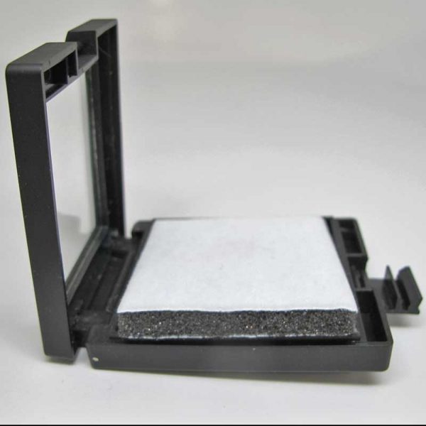 Glass Top Black Plastic Display Box