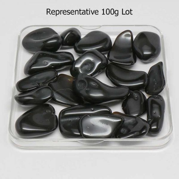 Tumbled Indochinite Tektite Assortments in 100 gram lots
