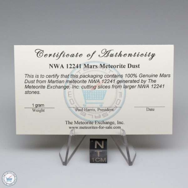 NWA 12241 Mars Meteorite Dust 1.0g