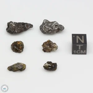 Admire Pallasite Meteorite Nugget Assortment 6.5g