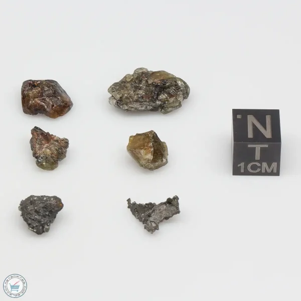 Admire Pallasite Meteorite Nugget Assortment 5.0g