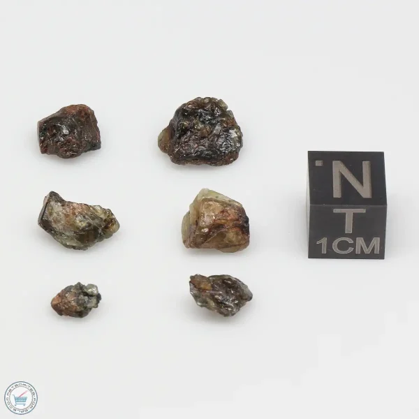 Admire Pallasite Meteorite Nugget Assortment 3.1g