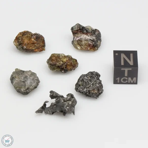Admire Pallasite Meteorite Nugget Assortment 9.3g