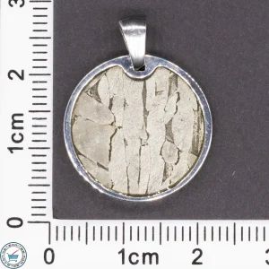 Seymchan Iron Meteorite Circle Pendant -04