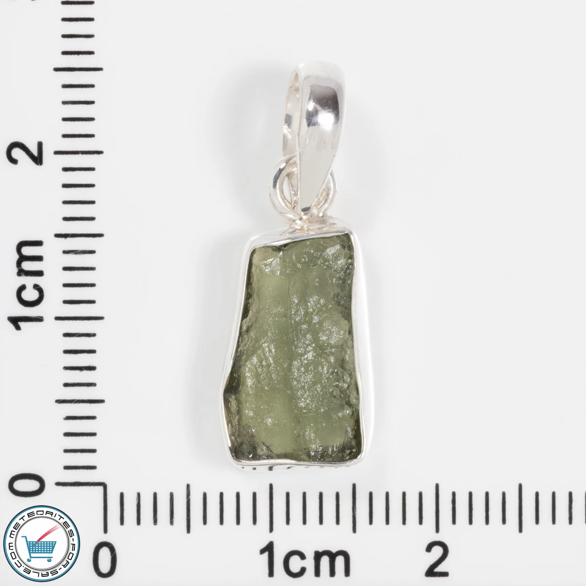 Moldavite Jewelry Pendant