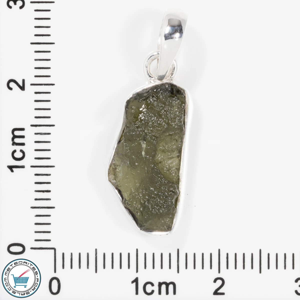 Moldavite Jewelry Pendant