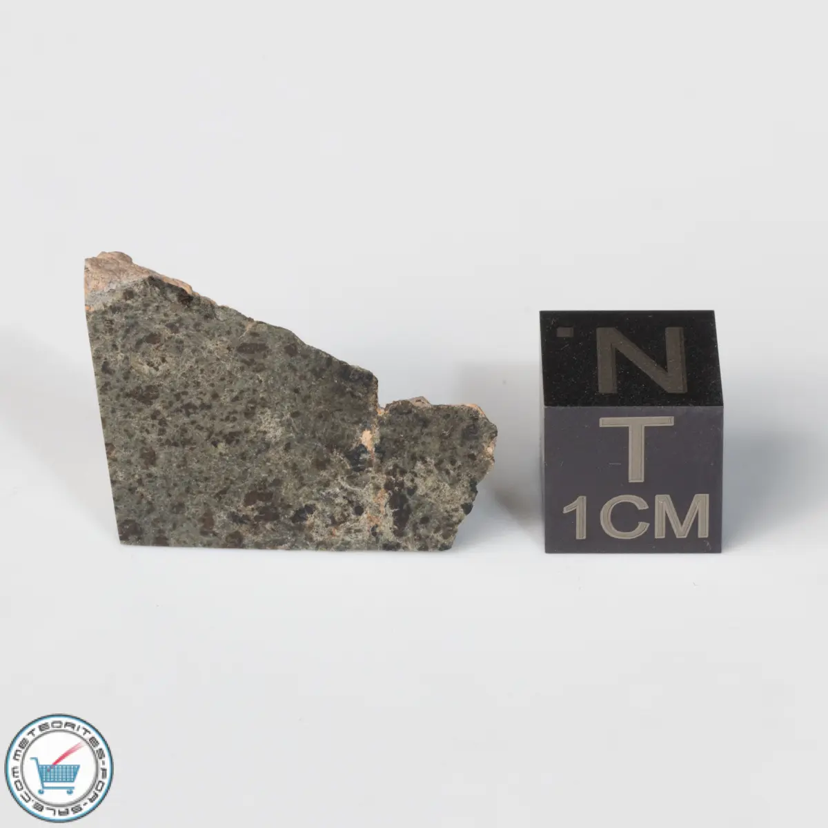 Amgala 001 Martian Meteorite 3.8g End-cut